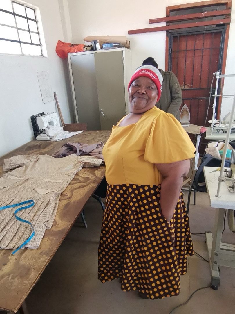 Seamstress programme — vocational skills with a future
