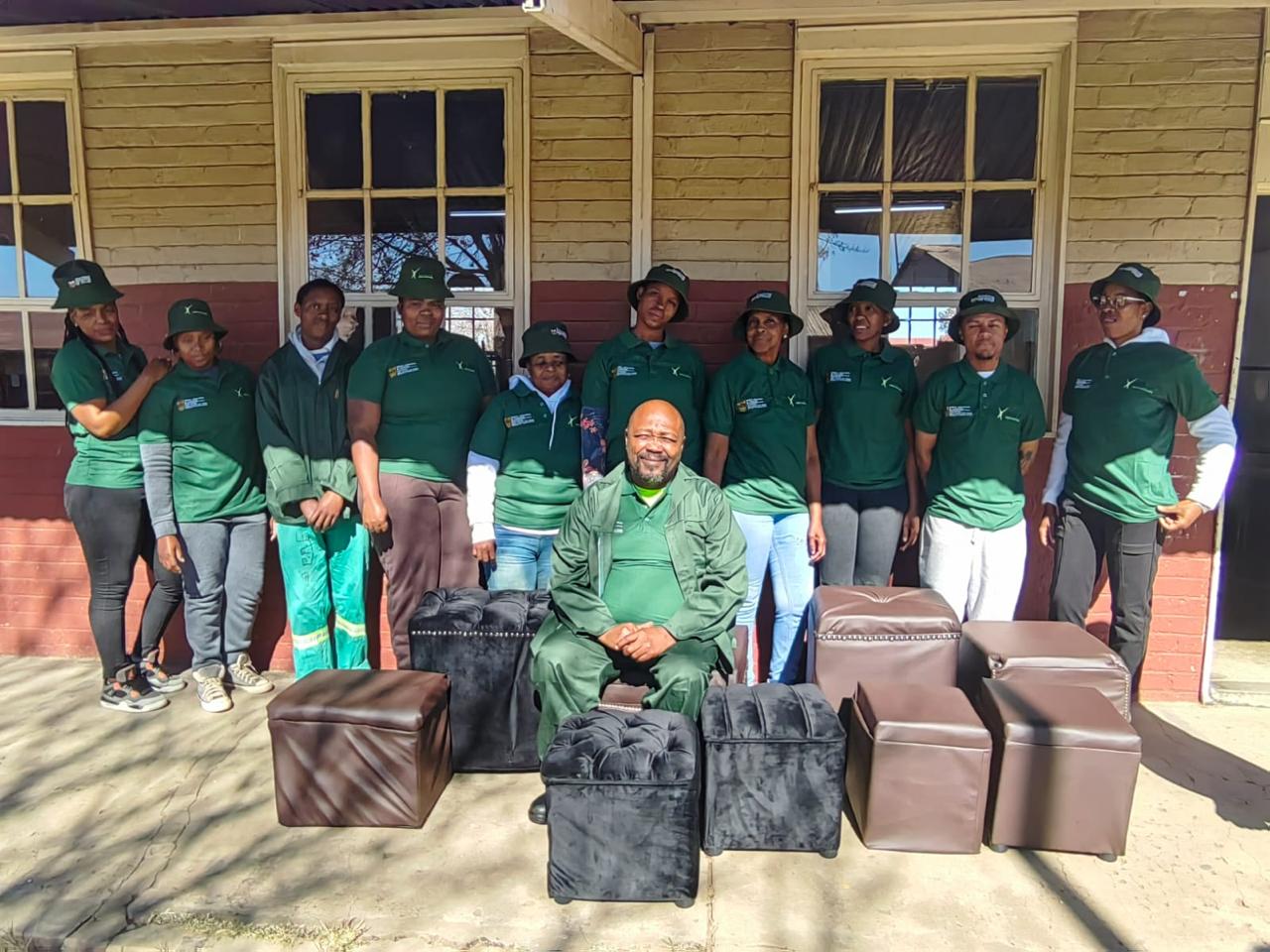 Gauteng CET College accredited skills programme learners — group photo 3