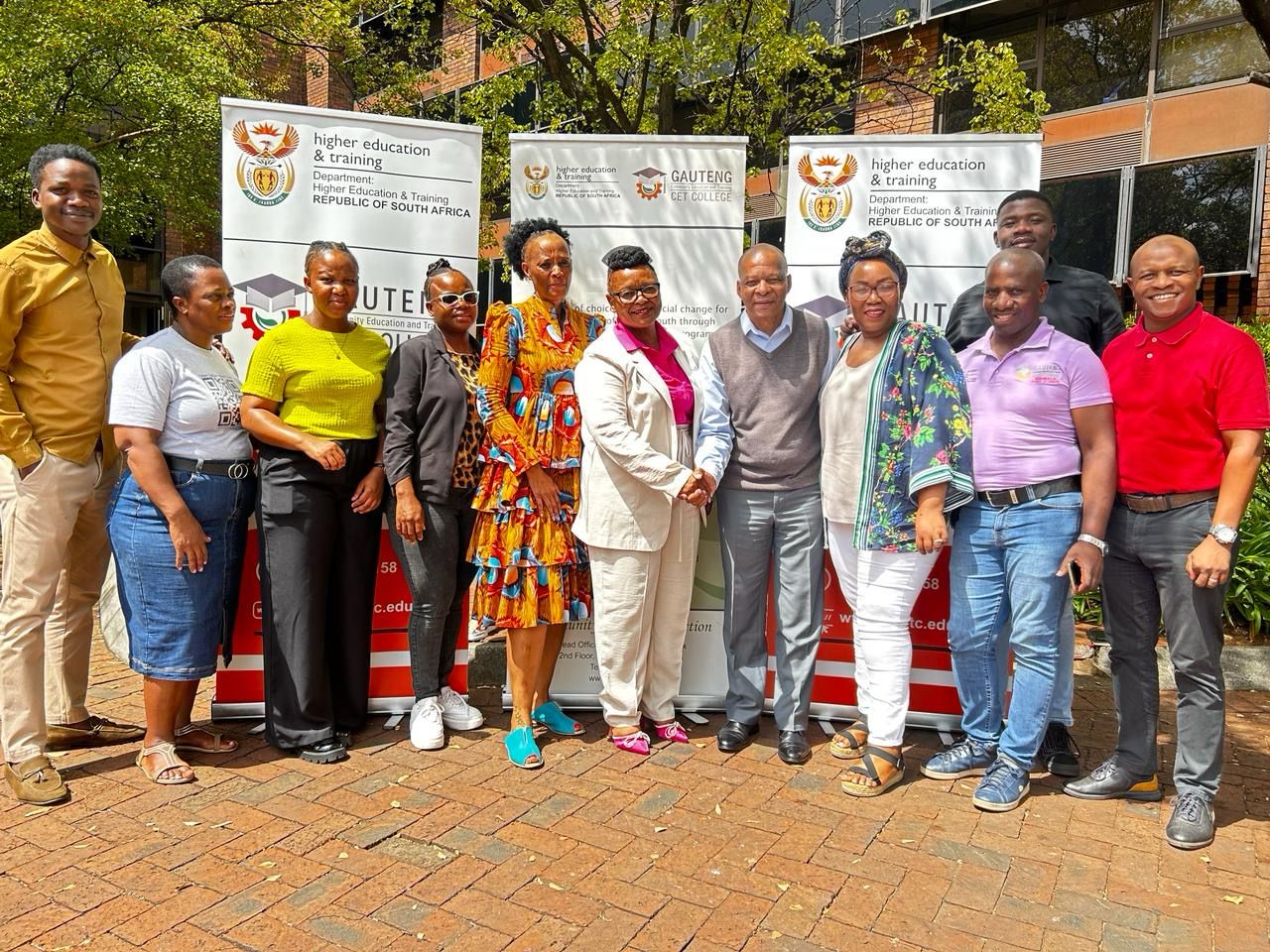 In partnership with the Department of Higher Education & Training