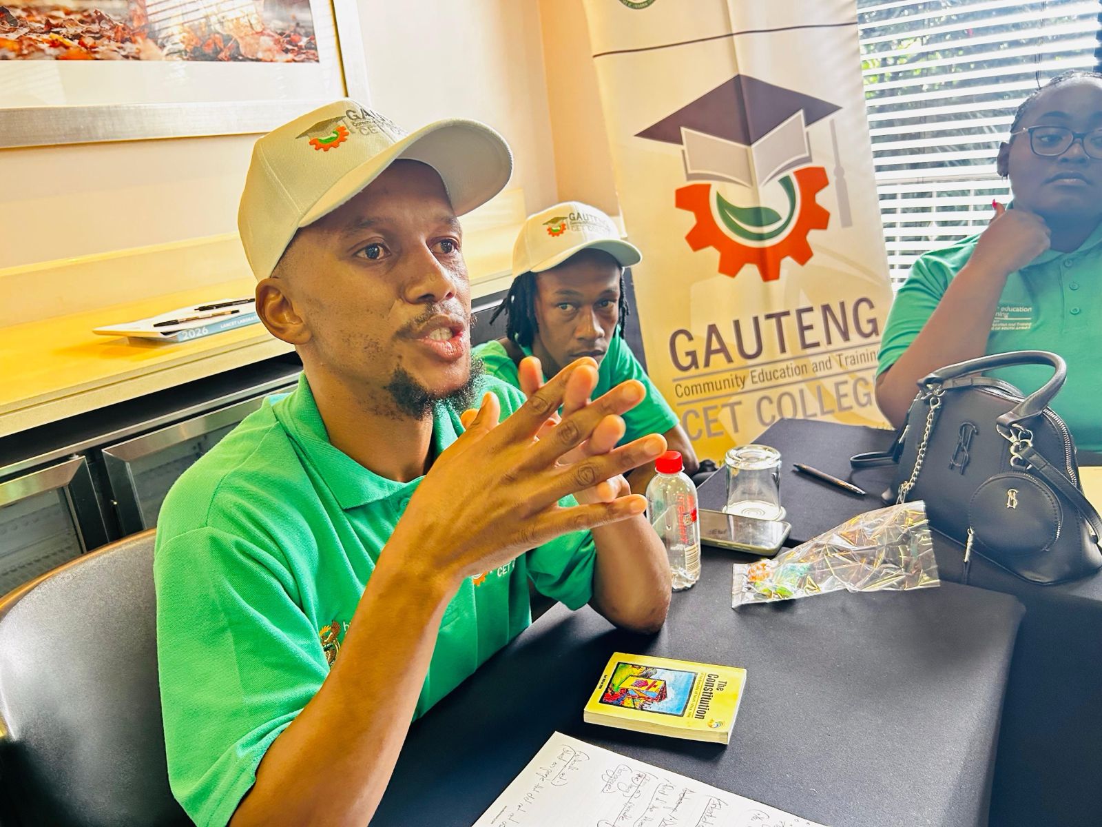 Students in discussion — ideas and futures being built