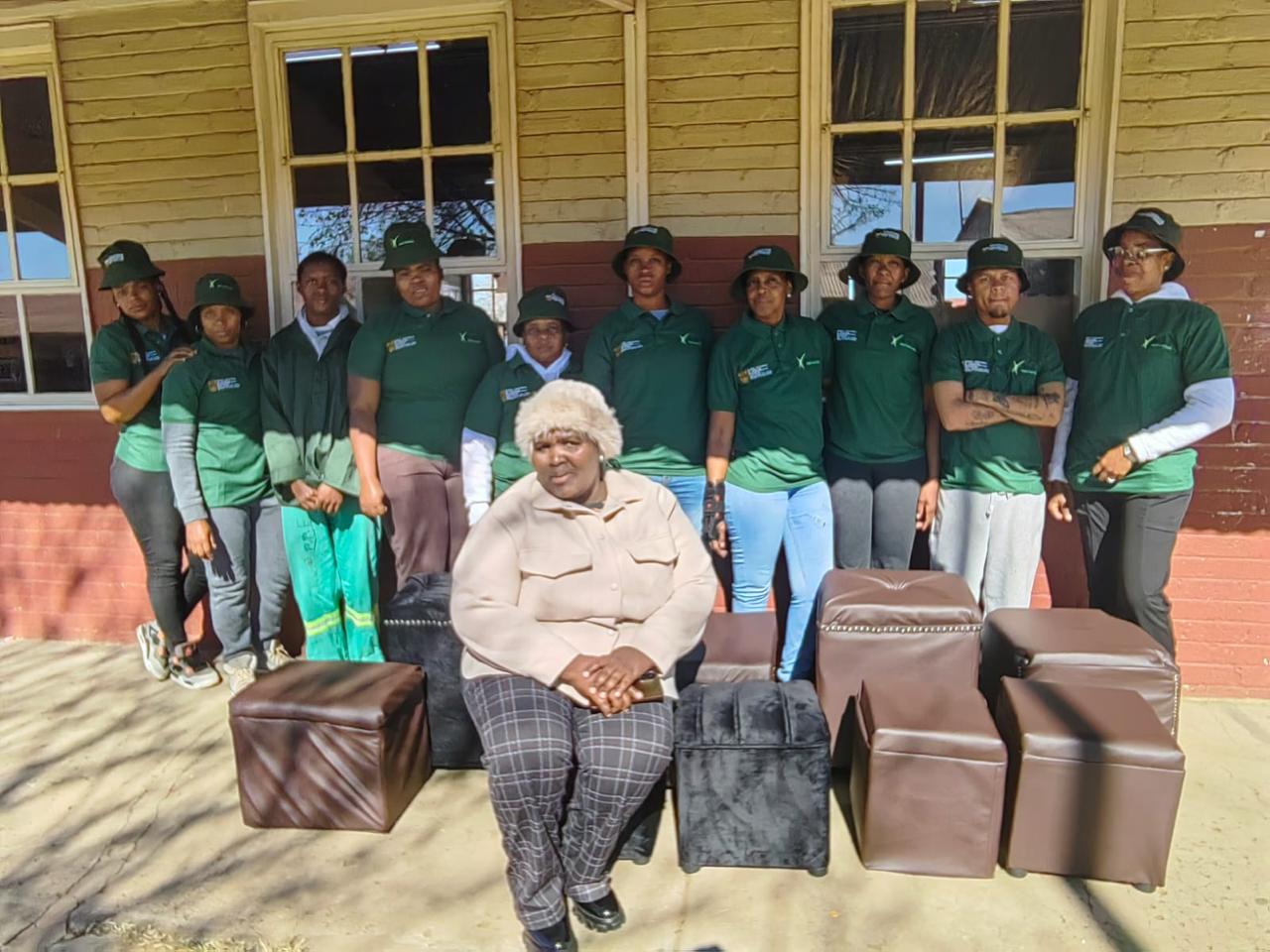 Gauteng CET College accredited skills programme learners — group photo 1